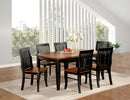 Earlham Antique Oak/Black Dining Table - Star USA Furniture Inc