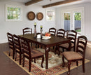 Townsville Dark Walnut 78" Dining Table - Star USA Furniture Inc
