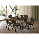 Shayna Black/Light Oak Dining Table - Star USA Furniture Inc