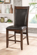 MEAGAN II Brown Cherry/Espresso Counter Ht. Chair (2/CTN) - Star USA Furniture Inc