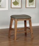 Lana Weathered Natural Tone Counter Ht. Barstool (2/CTN) - Star USA Furniture Inc