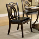 Keukenhof Dark Walnut Side Chair - Star USA Furniture Inc