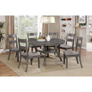 Juniper Gray 5 Pc. Round Dining Table Set - Star USA Furniture Inc