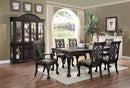 Petersburg Dark Gray 7 Pc. Dining Table Set (2AC+4SC) - Star USA Furniture Inc