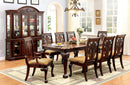 PETERSBURG I Cherry 9 Pc. Dining Table Set (2AC+6SC) - Star USA Furniture Inc