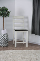 Nekoma Espresso/White Counter Ht. Chair (2/CTN) - Star USA Furniture Inc