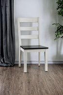 Nekoma Espresso/White Side Chair (2/CTN) - Star USA Furniture Inc