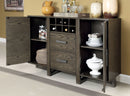 ERIS I Weathered Gray Server - Star USA Furniture Inc