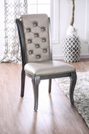 Amina Gray Side Chair (2/CTN) - Star USA Furniture Inc