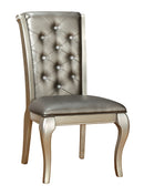 AMINA Champagne Side Chair (2/CTN) - Star USA Furniture Inc