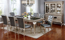 AMINA Champagne 9 Pc. Dining Table Set - Star USA Furniture Inc