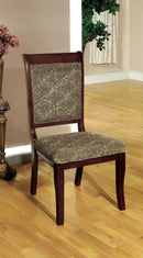 St. Nicholas I Antique Cherry Side Chair (2/CTN) - Star USA Furniture Inc