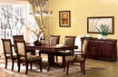 St. Nicholas I Antique Cherry 7 Pc. Dining Table Set (2AC+4SC) - Star USA Furniture Inc