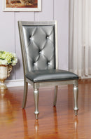 SARINA Silver Side Chair (2/CTN) - Star USA Furniture Inc