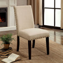 Kaitlin Light Walnut/Beige Side Chair (2/CTN) - Star USA Furniture Inc