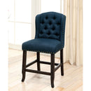 SANIA Antique Black Counter Ht. Wingback Chair (2/CTN) - Star USA Furniture Inc