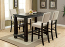Sania III Antique Black, Gray 5 Pc. Bar Table Set - Star USA Furniture Inc