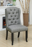 SANIA Antique Black Side Chair (2/CTN) - Star USA Furniture Inc