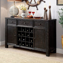 SANIA I Antique Black Server - Star USA Furniture Inc