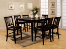Bridgette II Espresso 7 Pc. Sq. Counter Ht. Table Set - Star USA Furniture Inc