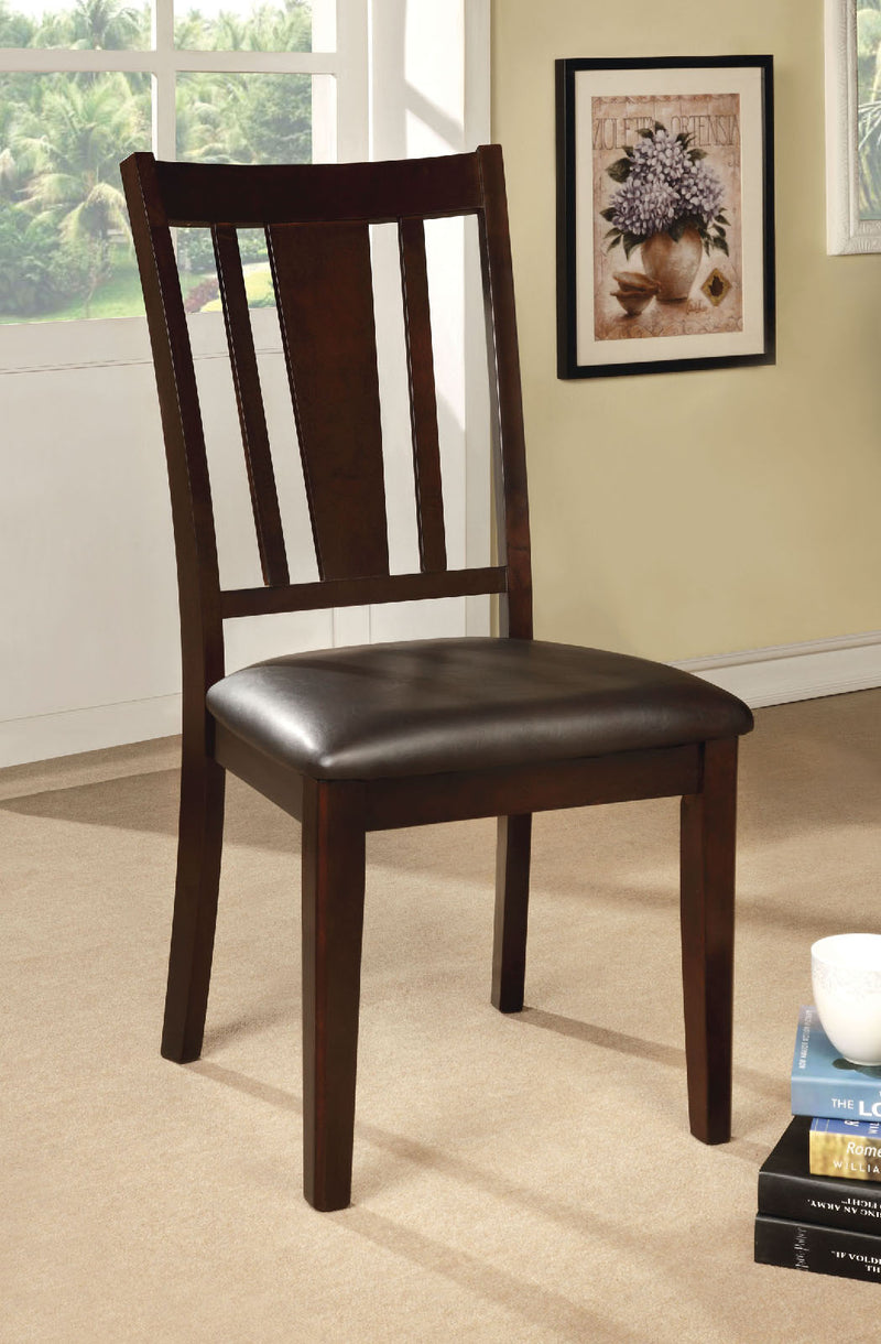 Bridgette I Espresso Side Chair (2/CTN)