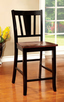 DOVER II Black/Cherry Counter Ht. Chair (2/CTN) - Star USA Furniture Inc