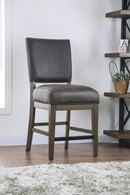 Irving Rustic Oak Counter Ht. Chair (2/CTN) - Star USA Furniture Inc