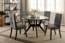 ABELONE Gray Round Table - Star USA Furniture Inc
