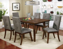 Abelone Gray, Walnut 7 Pc. Dining Table Set - Star USA Furniture Inc
