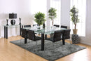 Batesland I Matte Black 9 Pc. Dining Table Set - Star USA Furniture Inc