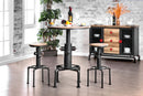 Foskey Antique Black 3 Pc. Bar Table Set - Star USA Furniture Inc