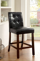 Marstone II Brown Cherry/Black Counter Ht. Chair (2/CTN) - Star USA Furniture Inc