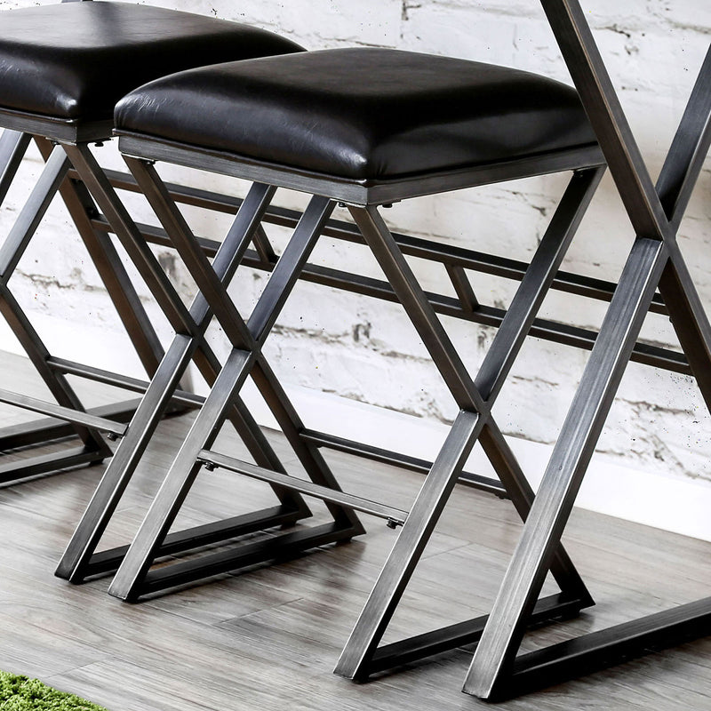 Glasby Weathered Gray Bar Stool (2/CTN) - Star USA Furniture Inc