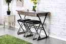Glasby Weathered Gray Wine Bar Table - Star USA Furniture Inc