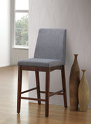 Marten Brown Cherry/Gray Counter Ht. Chair (2/CTN) - Star USA Furniture Inc