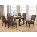 Tolstoy Expresso 7 Pc. Dining Table Set - Star USA Furniture Inc