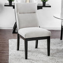 Jasmin Black/White Side Chair (2/CTN) - Star USA Furniture Inc