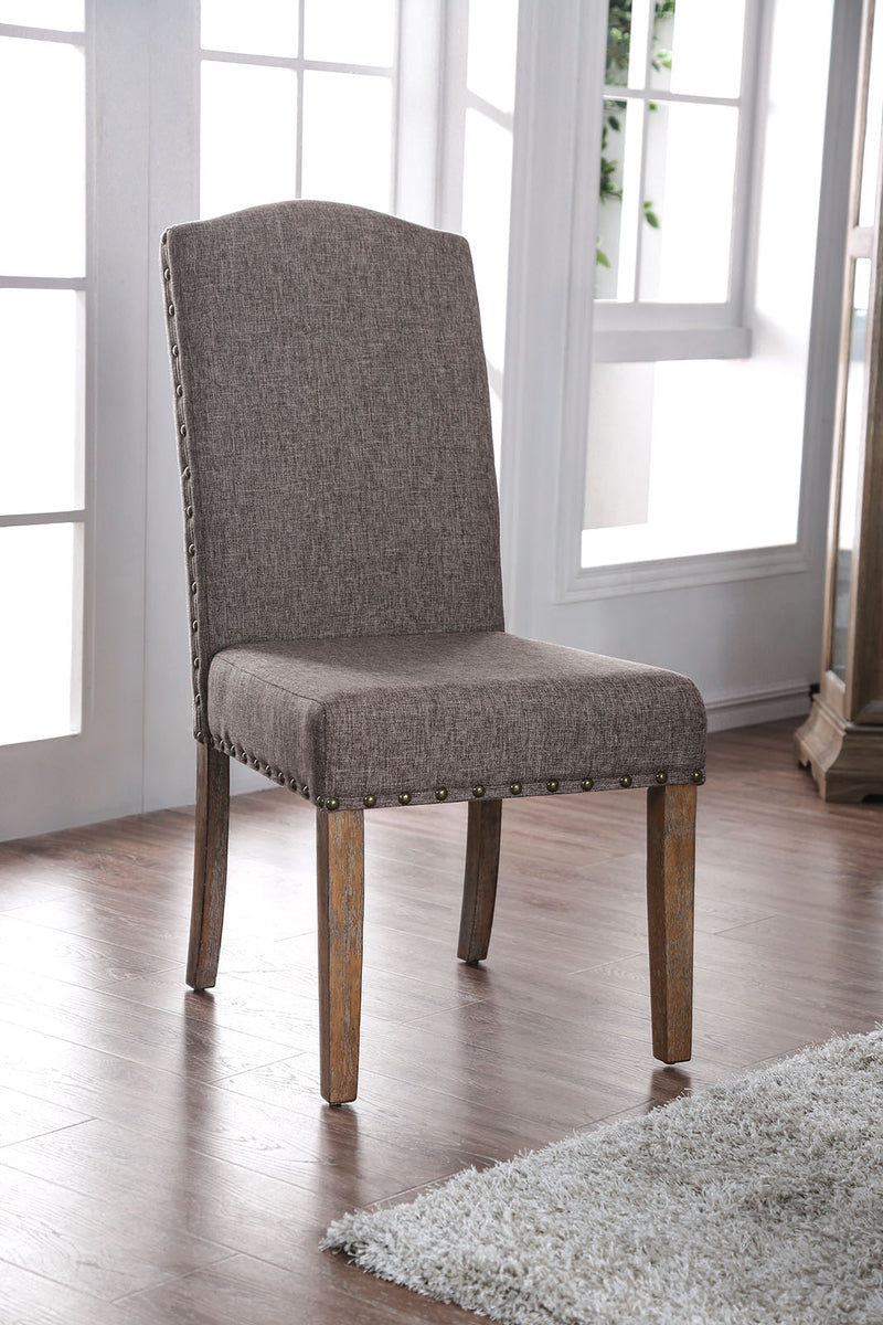 Bridgen Natural/Brown Side Chair (2/CTN)