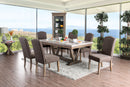 Bridgen Natural 6 Pc. Dining Table Set w/ Bench - Star USA Furniture Inc