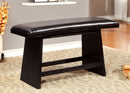 HURLEY Black Counter Ht. Bench - Star USA Furniture Inc