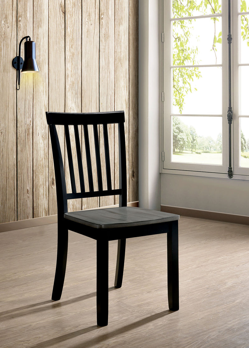 FOSTER Dark Oak Side Chair (2/CTN)