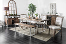 Mandy Oak/Chrome Dining Table - Star USA Furniture Inc