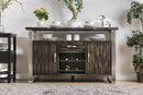 Mandy Gray/Chrome Server - Star USA Furniture Inc