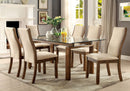 ONWAY Oak, Beige 7 Pc. Dining Table Set - Star USA Furniture Inc