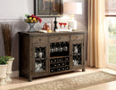 PAULINA Rustic Walnut Server - Star USA Furniture Inc