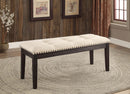 DODSON I Black/Beige Bench - Star USA Furniture Inc