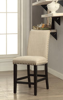 DODSON II Black/Beige Counter Ht. Chair (2/CTN) - Star USA Furniture Inc