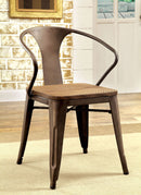 COOPER I Dark Bronze/Natural Side Chair (2/CTN) - Star USA Furniture Inc