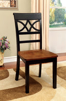 TORRINGTON Black/Cherry Side Chair (2/CTN) - Star USA Furniture Inc