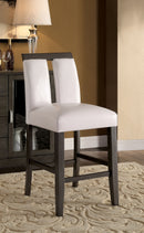 LUMINAR II Gray/White Counter Ht. Chair (2/CTN) - Star USA Furniture Inc